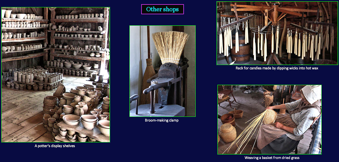 Craft shops, 1750